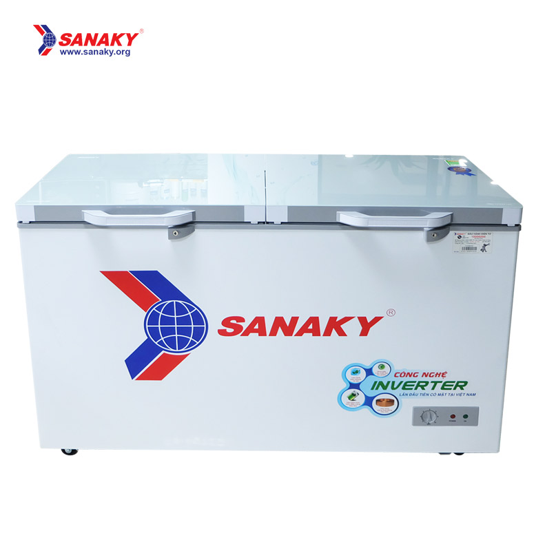 Tủ đông 2 chế độ invereter Sanaky 280 lít 2 ngăn 3699W4KD