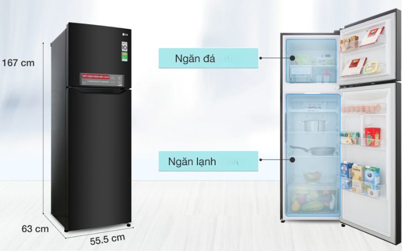  Tủ lạnh ngăn đá trên có giá thành phù hợp với tài chính của hầu hết các gia đình 