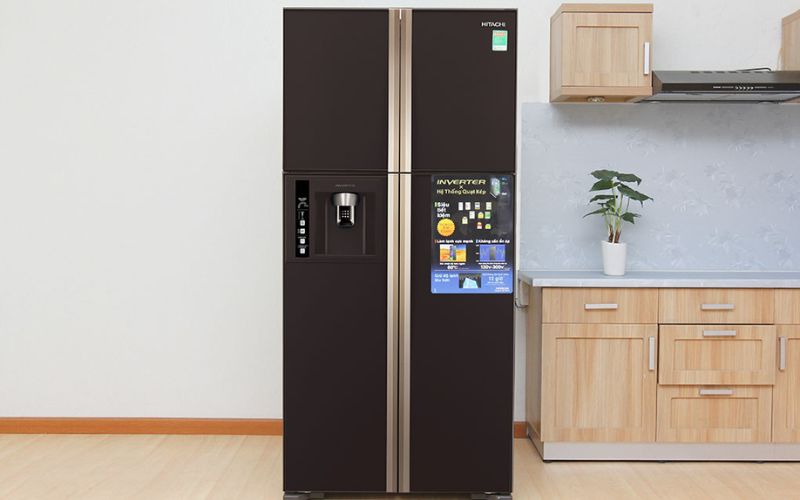  Tủ lạnh Hitachi nhiều cánh với thiết kế đẳng cấp tối ưu hóa không gian lưu trữ thực phẩm
