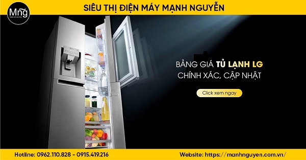 Mua tủ lạnh LG chính hãng, giá rẻ tại Hà Nội